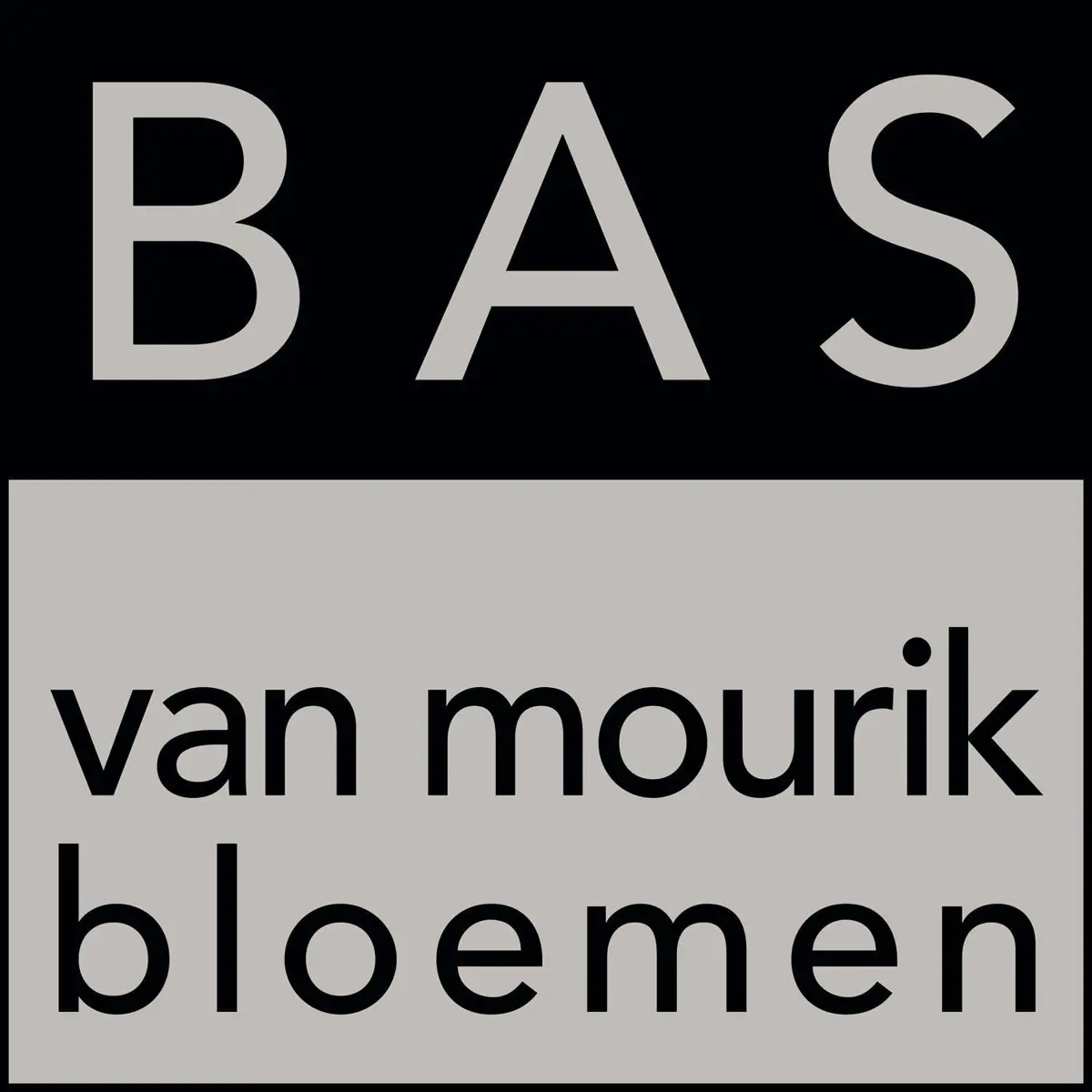 Bas van mourik bloemen logo