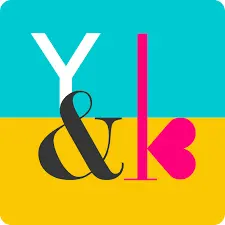 Yellow & Kisses logo