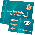 VVV Dinercheque kaart plus omslag