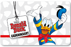 Wissel je VVV Cadeaukaart om voor een Donald Duck cadeaukaart, de vrolijkste cadeaukaart om te geven en te krijgen