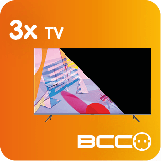 BCC stelt 3 keer een TV ter beschikking voor het Prijzenfestival