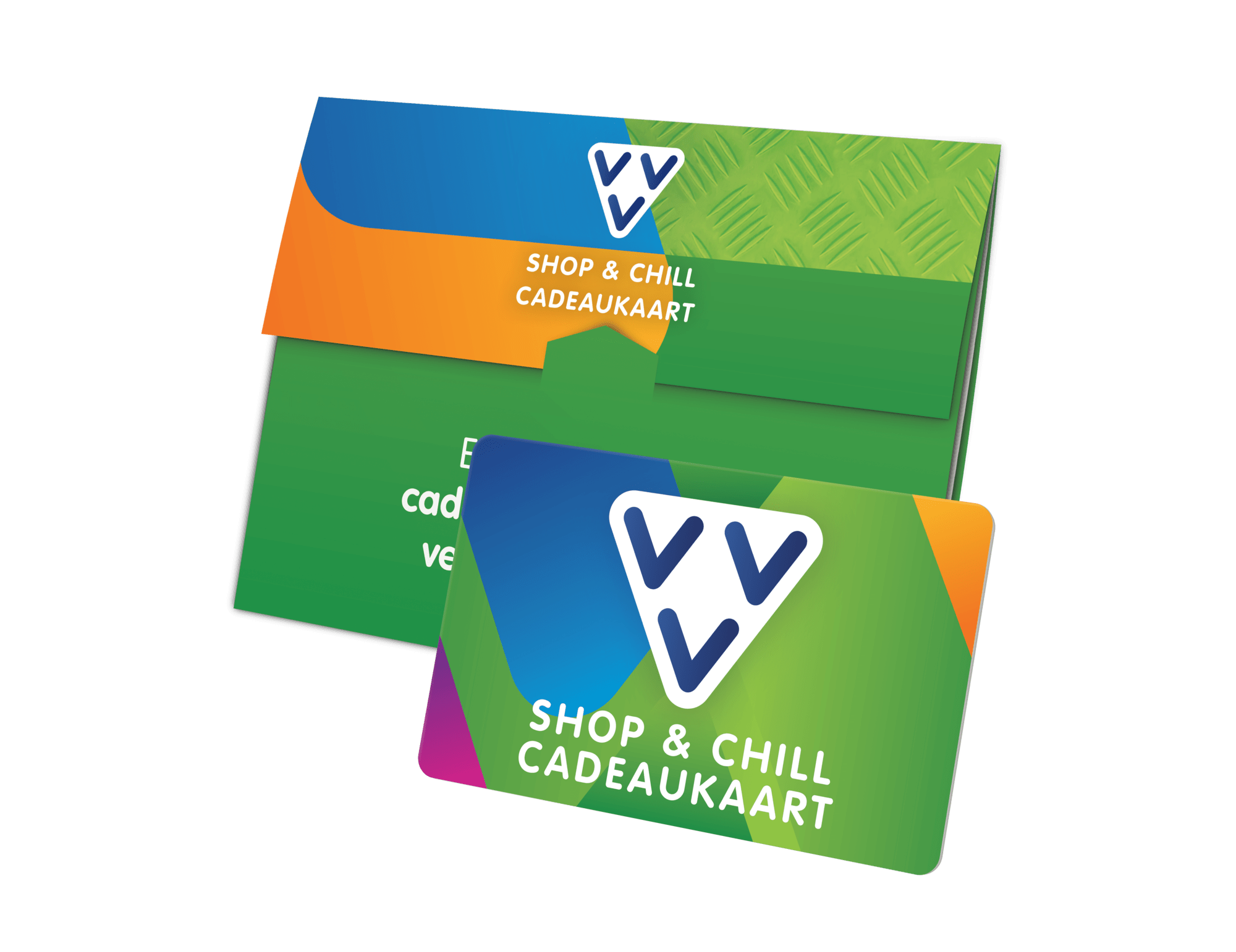 VVV Shop & Chill Cadeaukaart kaart en omslag