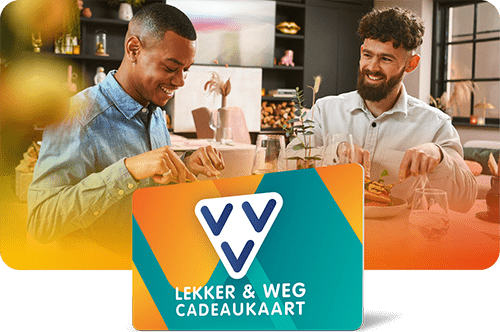 Met de VVV Lekker & Weg Cadeaukaart geef jij jouw familie of vrienden een belevenis cadeau.