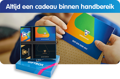 Met de VVV Giftbox heb je altijd een voorraad verjaardagscadeaus in huis!