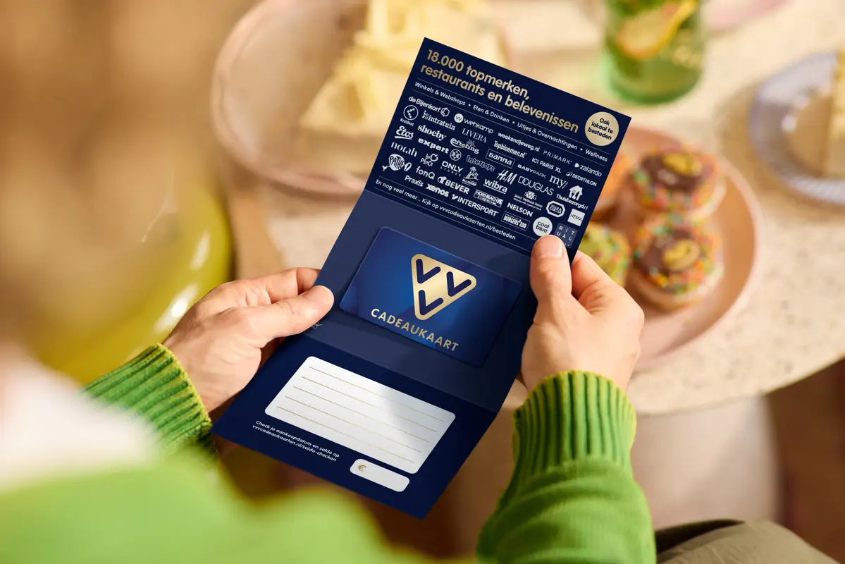 Met een VVV Cadeaukaart geef je een cadeau dat raakt