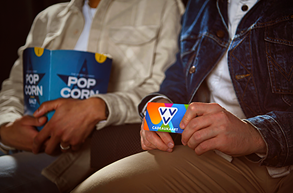 Je VVV Cadeaukaart besteed je ook bij de bioscoop