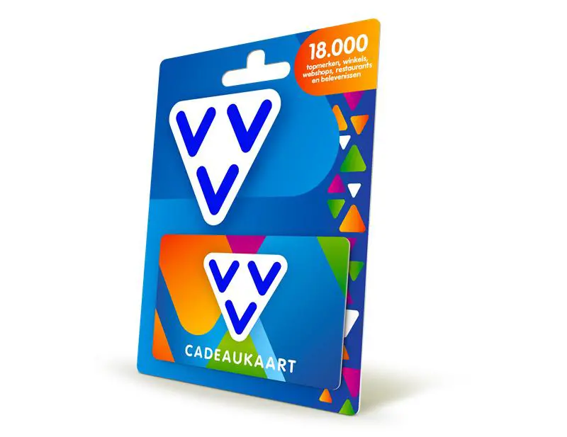 VVV Cadeaukaart hangtag - schuin