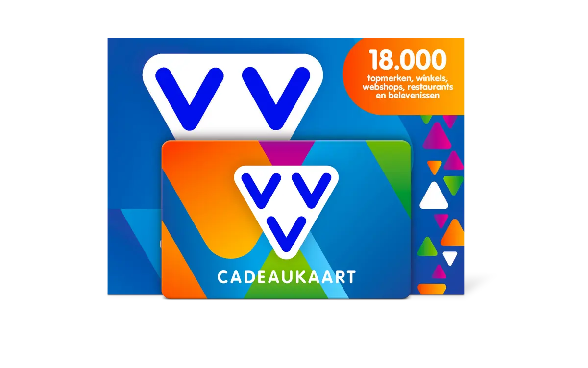 VVV Cadeaukaart kaart en omslag - recht