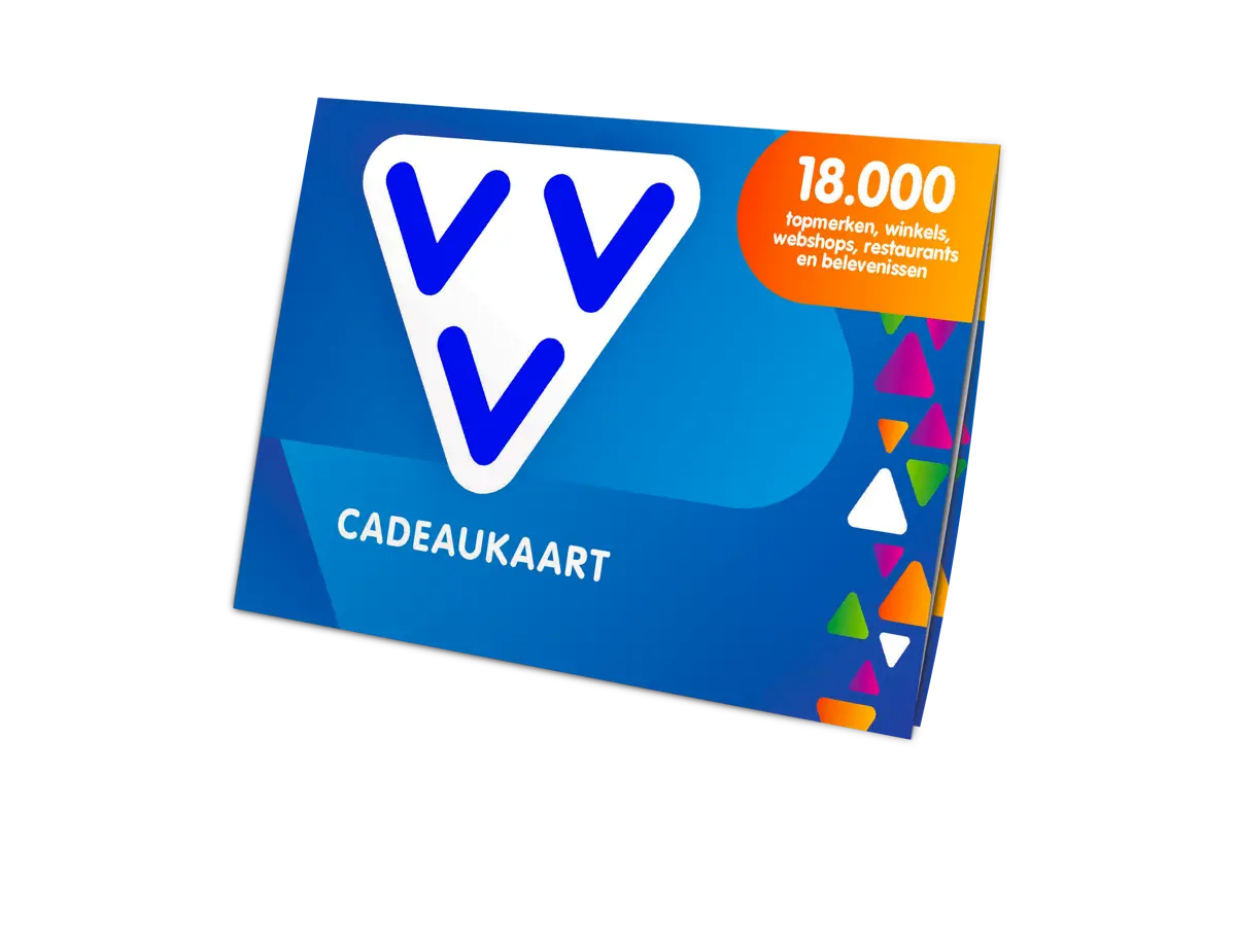 VVV Cadeaukaart omslag - schuin