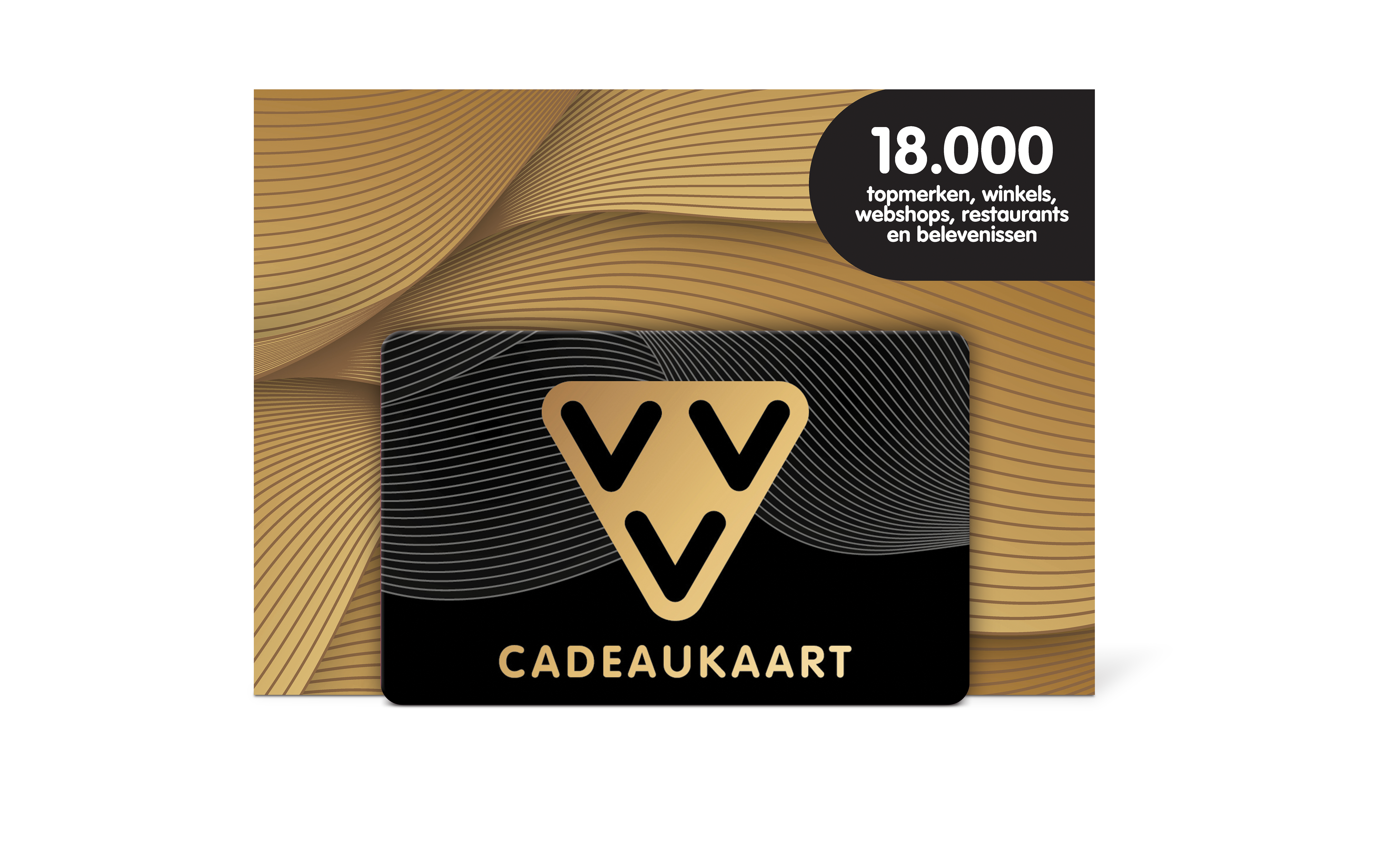 VVV Cadeaukaart Luxe kaart en omslag - recht