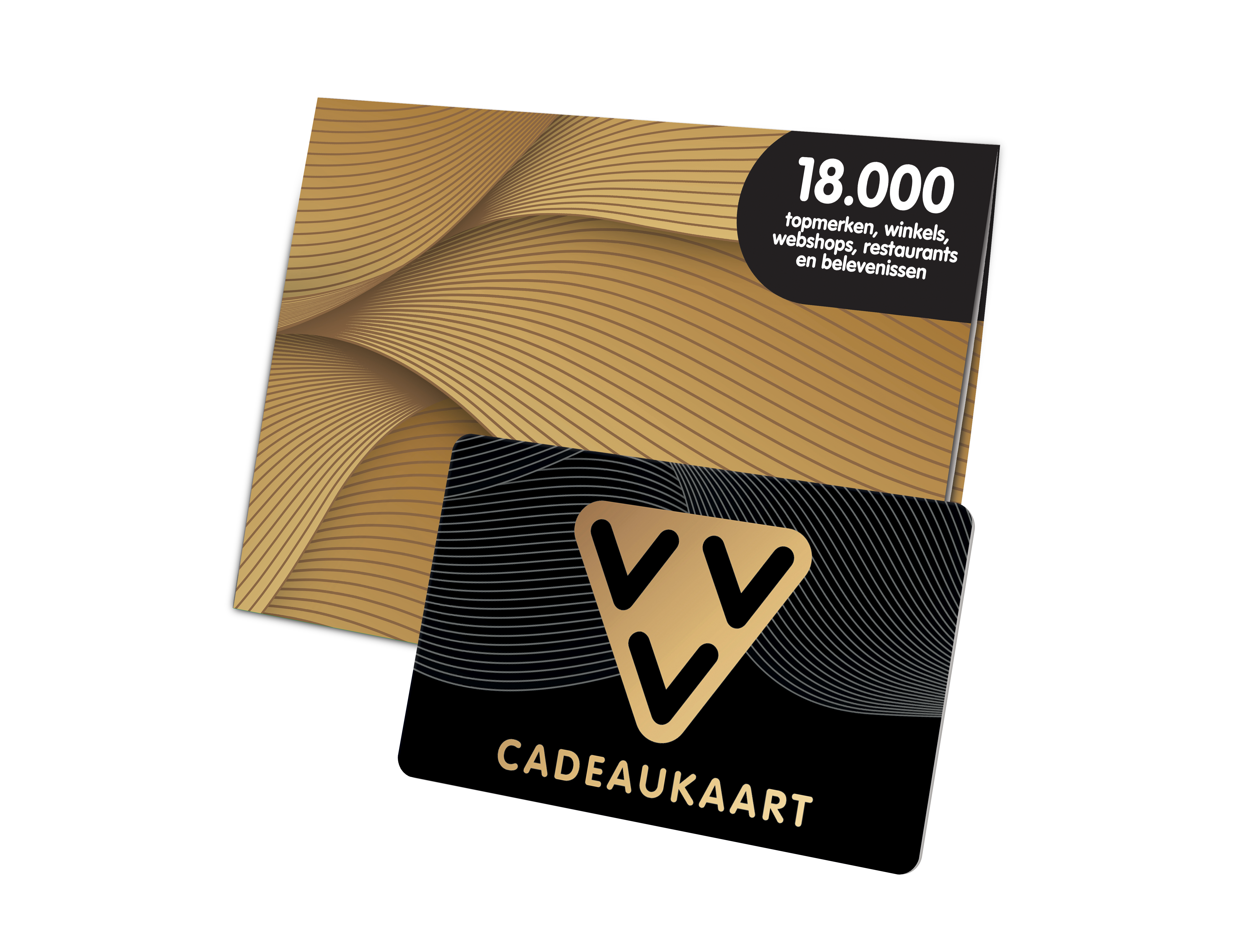 VVV Cadeaukaart Luxe kaart en omslag - schuin