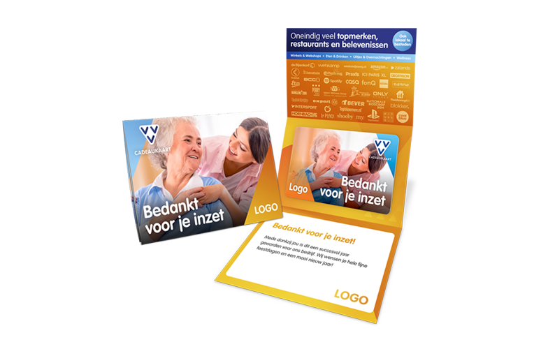 Cadeaukaart en omslag